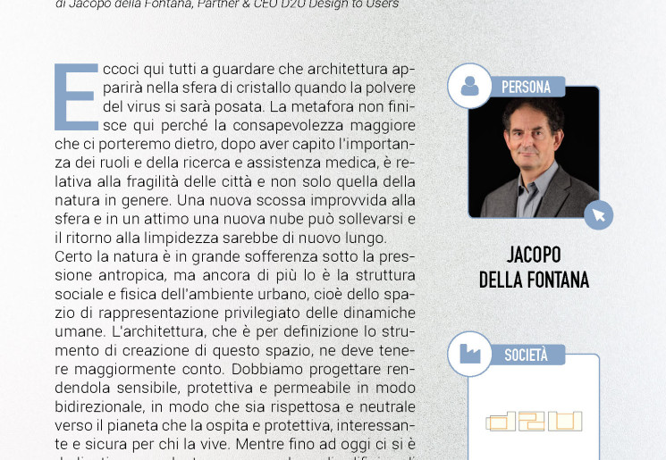 Il Settimanale n. 315 - Architettura per una nuova socialità
