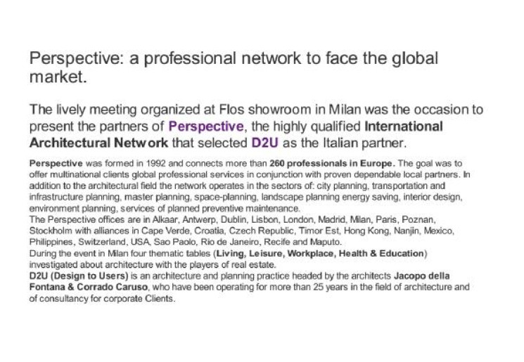 WOW Web Magazine - Perspective Architectural Network 