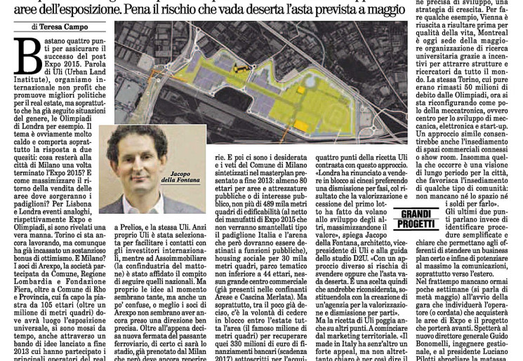 MILANOFINANZA - L'Expo? Meglio a pezzi