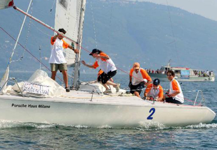 Jacopo della Fontana skipper alla Designer's Cup