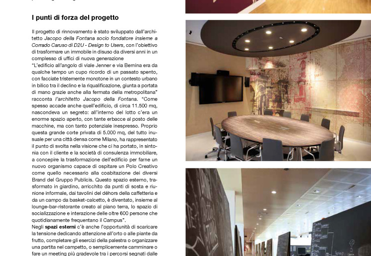 OFFICELAYOUT - Creative Campus, la nuova sede del Gruppo Publicis