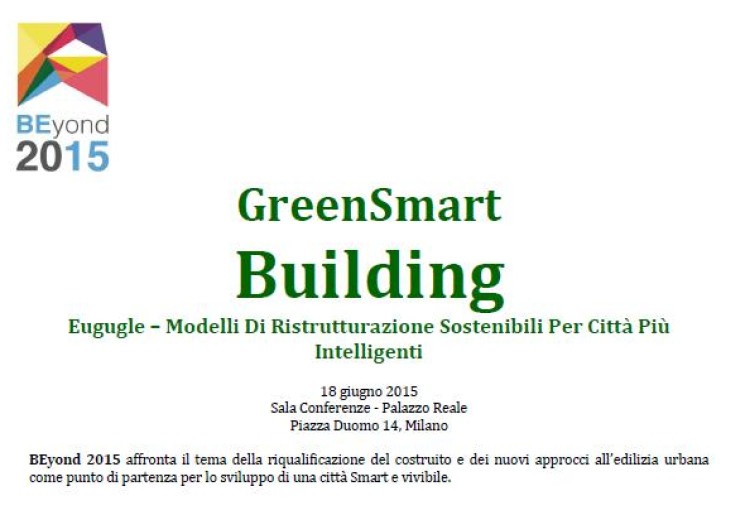 Green Smart Building - “Eugugle – Modelli di Ristrutturazione Sostenibili per Città più Intelligenti”