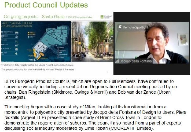 ULI Europe - Product Council Update