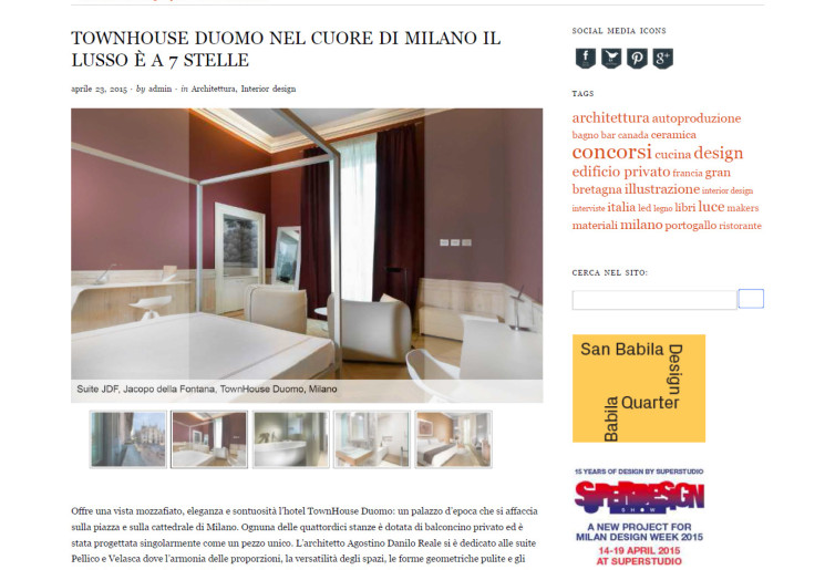 OTTAGONO - TownHouse Duomo nel cuore di Milano, il lusso è a 7 stelle  