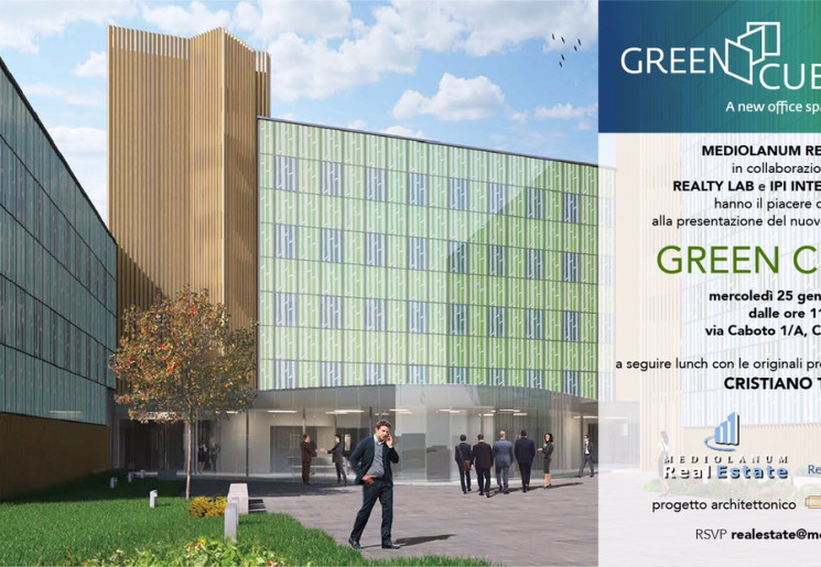 Presentazione GREEN CUBE - Progetto architettonico a cura di D2U 